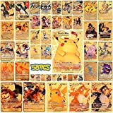 Carte Pokemôn, 58 PCS Rari Pokemôn Carte Francese 20Vmax+19GX+13V+1Vstar+1EX+3Basic+1Tarak, senza duplicata divertente flash card, carte da gioco e collezionabili carte ...
