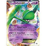 Carte Pokemon Promo originali Jumbo XXL, carte GX, V, EX, protezione extra near Mint, carta promozionale in inglese (Gallade EX)