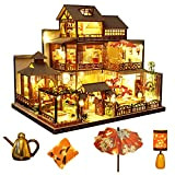 Casa delle bambole in stile giapponese, in miniatura con mobili, kit fai da te per casa delle bambole in legno ...