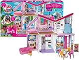 Casa delle Bambole Malibu a Due Piani Playset Giocattolo 3+ Compatibile con Barbie