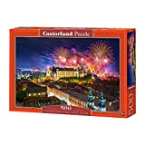 Castorland- Fireworks Over Wawel Castle, Polanda, Puzzle 500 Pezzi, Multicolore, 35 x 25 x 5 cm, B-52721