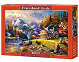 Castorland Hobby-Puzzle panoramico per rifugio, 1500 pezzi, Multicolore, C-151462-2