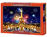 Castorland Jigsaw 1000 pc-Glamour della notte, Parigi, Multicolore, C-103997