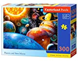 Castorland- Puzzle Planets And Their Moons da 300 Pezzi, Multicolore, B-030262