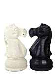Cavallo di scacchi gigante (nero)