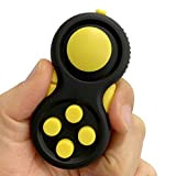 Ceezon Fidget Pad con 9 caratteristiche liscio gommato controller gioco Pad Fidget Cube Focus giocattolo per ansia e sollievo dallo ...