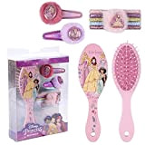 CERDÁ LIFE'S LITTLE MOMENTS - Set accessori per capelli da bambina da 8 pezzi di principesse Disney - Licenza ufficiale ...