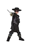 Cesar - O858-006 - Costume da Zorro per bambino, 8/10 anni, colore: Nero