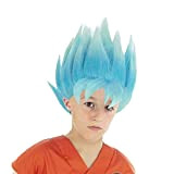Chaks Parrucca Blu Goku Saiyan Super Dragon Ball Z Bambino