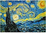 CHengQiSM Puzzle per Adulti, Puzzle 2000 Pezzi Jigsaw Puzzle 100x70 cm - The Starry Night - Van Gogh - Cartone-Relax ...