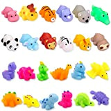 Chennyfun 24 PCS Mochi Squeeze Toys, Antistress Squeeze Animali Dinosauro, Kawaii Mini Soft Squeeze Toy, Mini Squishy Toys, Fidget Hand ...