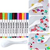 CHENTIAN Magical Water Painting Pen, Floating Ink Pen, Magical Water Painting Pens for Kids, Magical Water Painting Markers, with Spoon ...