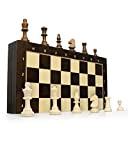 ChessEbook Scacchi Torneo – Scacchiera di alta qualità in legno – Chess Board Set pieghevole – Set da gioco a ...
