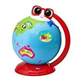 Chicco Edu Globe, mappamondo educativo di lingua tedesca, per l'apprendimento di geografia, musica, curiosità, flora, fauna ecc, 300+ frasi, puzzle ...