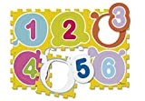 Chicco- Numeri Tappeto Puzzle, Multicolore