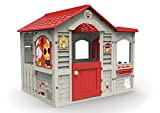 Chicos Casetta per bambini da esterno Grand Cottage XL beige con tetto rosso unica (La fabbrica dei giocattoli 89627)