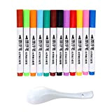 Children's Water Floating Pen |Erasable Water-based Marker Pen with Magical Water Painting | Whiteboard Pen | Digital Painting Pen for ...