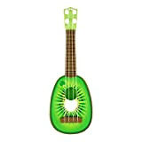 Chitarra ukulele per bambini,Ukulele per bambini a forma di arancia - Giocattoli musicali per bambini e bambine (opzioni fragola, anguria, ...