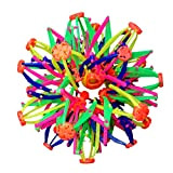 Chuckit Breathe Right Ball Sphere - Pallone da traspirazione in plastica colorata grande espandibile, con mini anelli di espansione, multicolore, ...