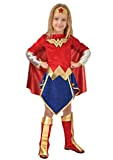 Ciao 11677.3-4 Wonder Woman Costume Originale DC Comics, Bambina, Rosso/Blu, Taglia 3-4 anni