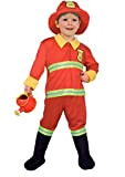 Ciao Baby Pompiere costume bambino (Taglia 4-6 anni), Rosso, 14788.4-6