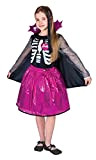 Ciao-Barbie Skeletrina SweetHeart Halloween Special Edition costume bambina (Taglia 8-10 anni), Rosa, Nero, 11656.8-10