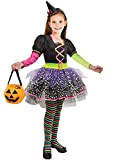 Ciao- Barbie Strega Multicolor Halloween Special Edition Costume Bambina (Taglia 8-10 Anni), 11659.8-10