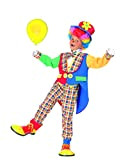 Ciao Clown Pagliaccio Monello Costume Bambino, Multicolor, 8-10 anni