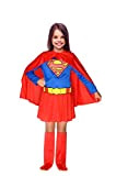 Ciao-SuperGirl Costume Bambina Originale DC Comics (Taglia 8-10 Anni) Super Heroes, Colore Blu/Rosso, 11680.8-10