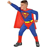 Ciao-Superman Costume Bambino Originale DC Comics (Taglia 3-4 Anni), Colore Blu/Rosso, 11672.3-4