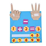 ciciglow Busy Board, Giochi Montessori, Addizione e Sottrazione di Matematica per Bambini Sussidi Didattici per L'educazione dei Bambini