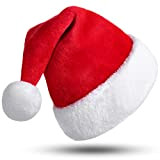 CITÉTOILE Cappello da Babbo Natale, Cappello di Natale per Adulti, Cappellino di Natale per Donna Uomo, Cappello Natalizio di Velluto, ...