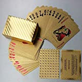 Classiche Carta da Gioco Impermeabile Poker giochi di carte, Impermeabile Lamina d'oro