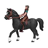 Classico set da gioco inglese con cavallo e cavaliere, modelli di cavalli, giocattoli con figure di puledro, realistici, giocattoli educativi ...