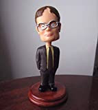 Cleaky Dwight Schrute Bobblehead per Dunder Mifflin The Office Merchandise Replica per gli appassionati di ufficio presenti (01)