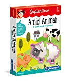 Clementoni - 11965 - Sapientino - Amici Animali - puzzle incastro animali, 8 puzzle bambini - gioco educativo 2 anni ...
