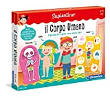 Clementoni - 11981 - Sapientino - Il Corpo Umano - gioco corpo umano, 8 puzzle incastro bambini - gioco educativo ...