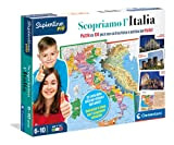 Clementoni - 12026 - Sapientino - Scopriamo L'Italia, puzzle cartina fisica e politica Italia - gioco educativo 6 anni, gioco ...