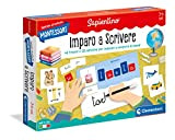 Clementoni - 16270 - Montessori - Imparo a Scrivere - Made in Italy, gioco Montessori 3 anni, gioco educativo metodo ...