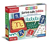 Clementoni - 16372 - Sapientino Montessori - Scrivo sulla sabbia - gioco Montessori 3 anni, gioco educativo per imparare a ...