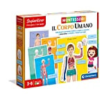 Clementoni - 16373 - Sapientino Montessori - Il corpo umano - gioco Montessori 3 anni, gioco educativo corpo umano, anatomia ...