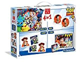 Clementoni - 18058 - Edukit 4 in 1 - Disney Toy Story 4 - set di giochi (memo, domino, cubi, ...