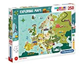 Clementoni - 29062 - Exploring Maps - Great Places In Europe - 250 Pezzi - Made In Italy - Puzzle ...
