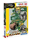 Clementoni - 29207 - National Geographic Kids - Wildlife Expedition - 180 Pezzi - Made In Italy - Puzzle Bambini ...