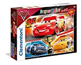 Clementoni 3 Maxi Cars The Movie Supercolor Puzzle, Multicolore, 104 Pezzi, 23706