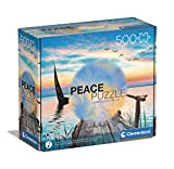Clementoni - 35121 - Peace Puzzle - The Lake - 500 pezzi - Made in Italy, puzzle adulti 500 pezzi, ...