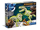Clementoni - 69408 - Kit Archeogiocando T-Rex e Triceratopo, per bambini dai 7 anni in su, scavo di dinosauri con ...