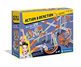 Clementoni- Action & Reaction-Mega, Pista per biglie-Set Costruzioni Bambini 8 Anni, scientifico e logica, Gioco STEM-Made in Italy, Multicolore, 97856, ...