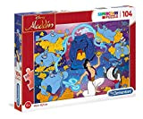Clementoni- Aladdin Disney Princess Puzzle, Multicolore, 104 Pezzi, 27283