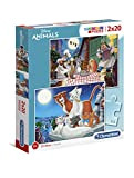 Clementoni Animals Disney All Other Puzzle, 2 x 20 pezzi, Multicolore, 24764